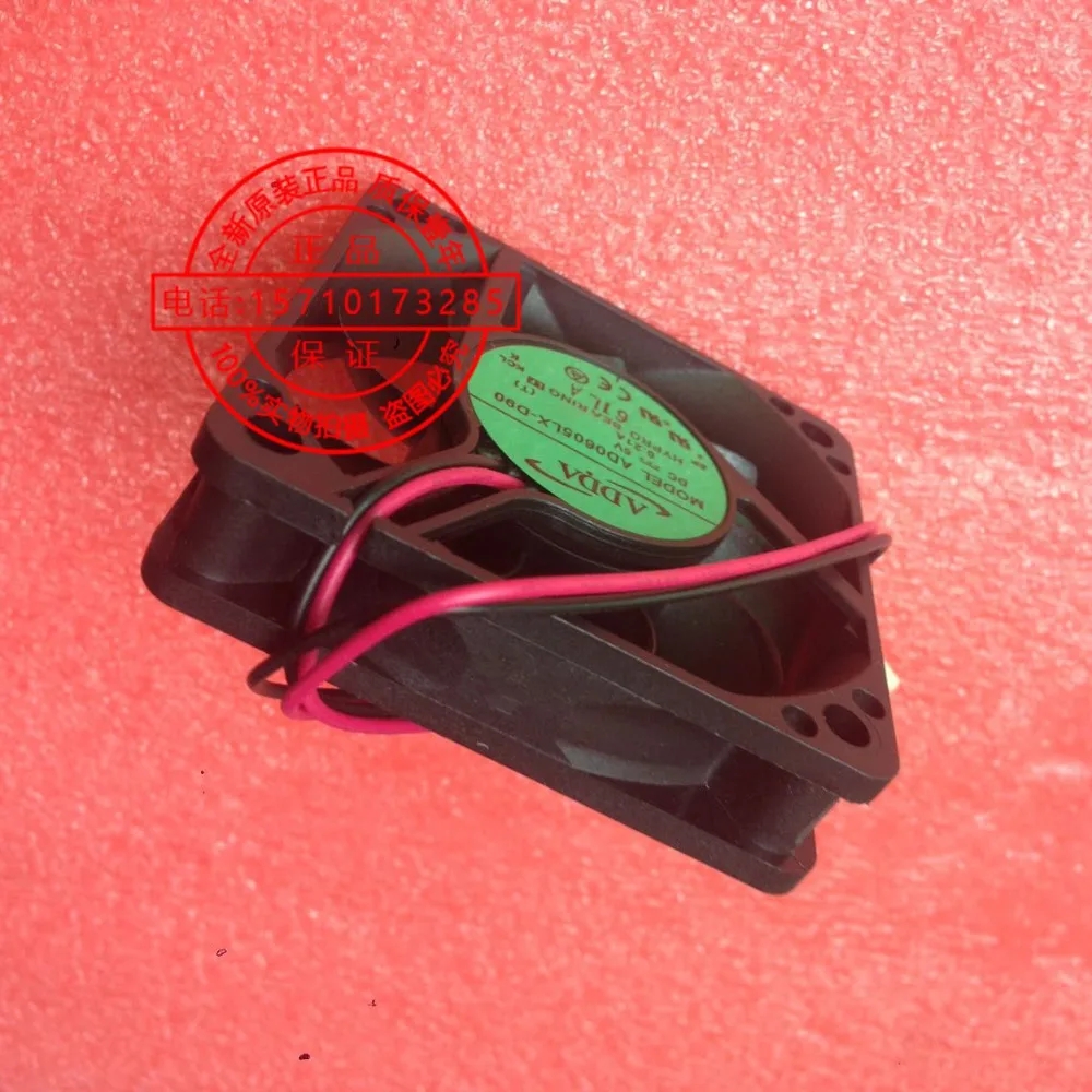 ADDA AD0605LX D90 T DC 5V 0.21A 2 проводной контактный разъем 70 мм 60x60x15 серверный квадратный
