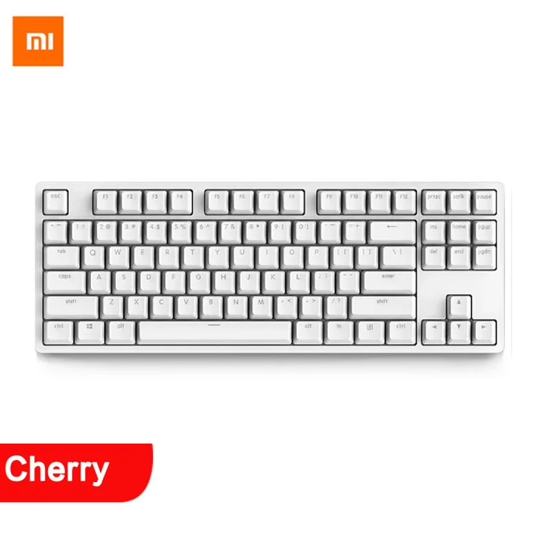 Xiaomi клавиатура Проводная MK01B 87 клавиш Вишневый переключатель алюминиевый сплав