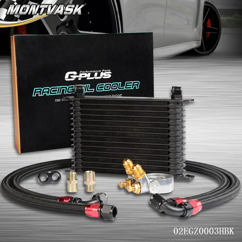 15 ряд термостат адаптер Двигатели для автомобиля гонки масляный радиатор