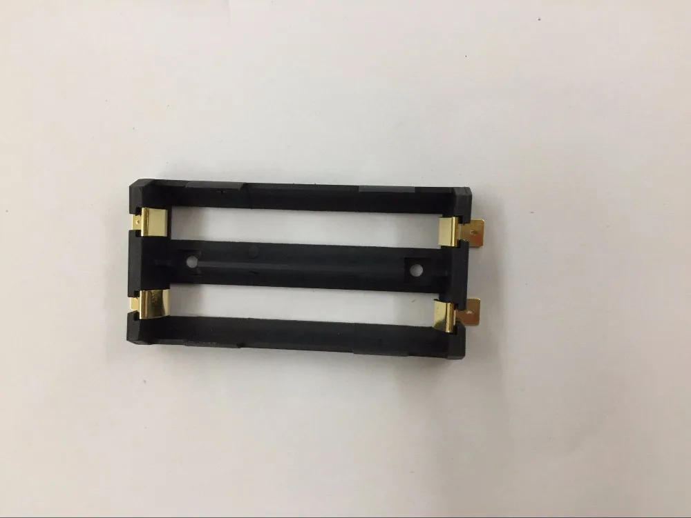 10 шт./лот 2X18650 батарейный отсек высокое качество SMD держатель батареи с бронзовыми