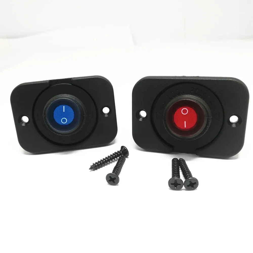 Водонепроницаемый круглый тумблер с переключателем SPST управление