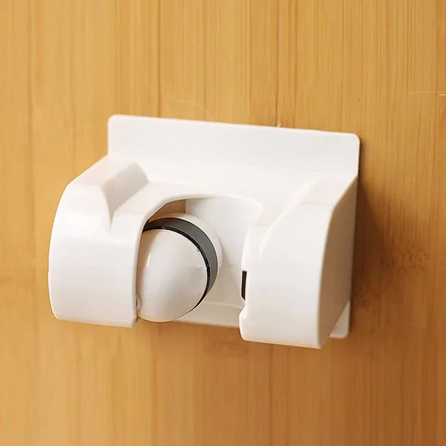 1 шт. белая Кухня хранения швабры метла держатель сильный клей настенная вешалка