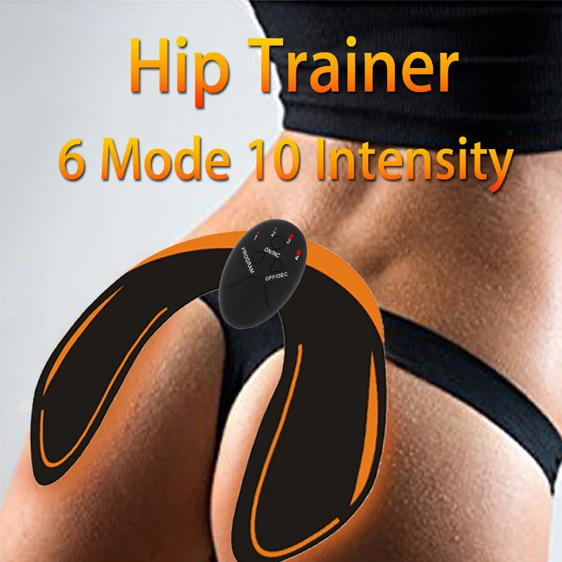 EMS Hip Trainer Muscle Stimulator ABS Fitness Buttocks Butt Lifting Buttock Toner Slimming Massager Unisex |