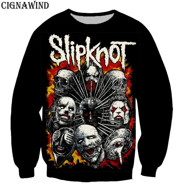 Модный дизайн хип-хоп группа Slipknot Толстовка для мужчин/женщин 3D Принт толстовки кофты повседневные Harajuku стиль уличная одежда топы - Цвет: 03
