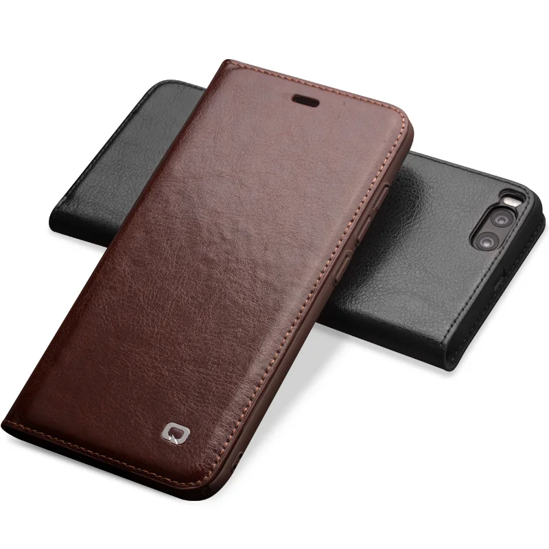 QIALINO кожаный чехол для Xiaomi Mi6 Mi 6 роскошный Ультратонкий книжка ручной работы из
