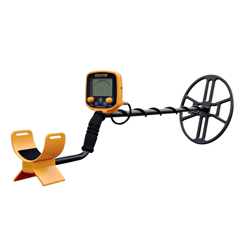Yellow Big Coil Дешевая цена металлоискатель для золота водоотталкивающий контактный указатель сокровище Охота ATX с ЖК-дисплеем и мощностью 9 в - Цвет: Yellow Big Coil