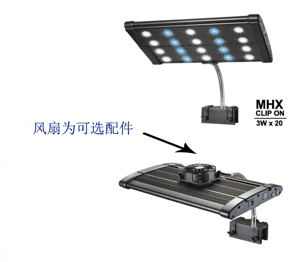 Светодиодная лампа для аквариума зажим квадрокоптера EVO 15-18/40-45 см | Дом и сад