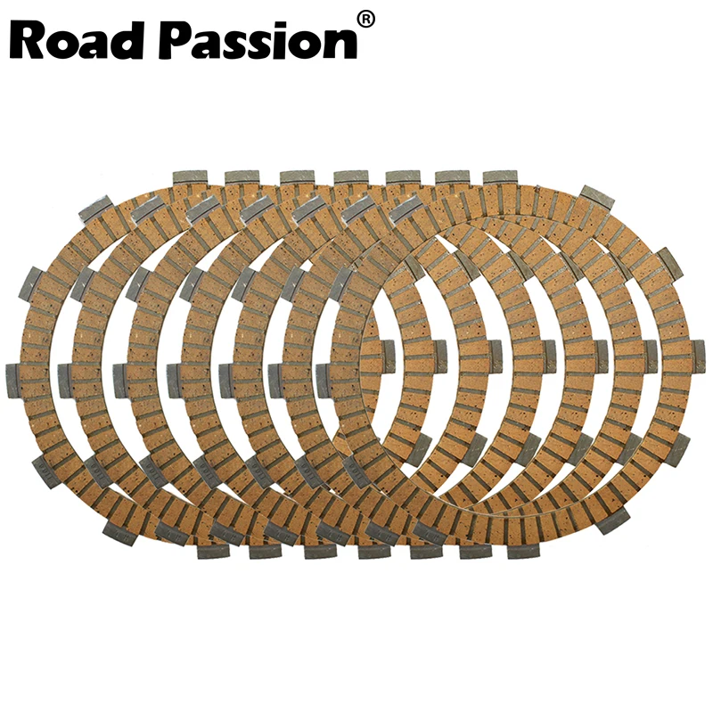 

Road Passion 7pcs Motorcycle Clutch Friction Plates Kit For Kawasaki KL600 KLR600 1984-86 ZL600 Eliminator 600 1986-1987 96-97