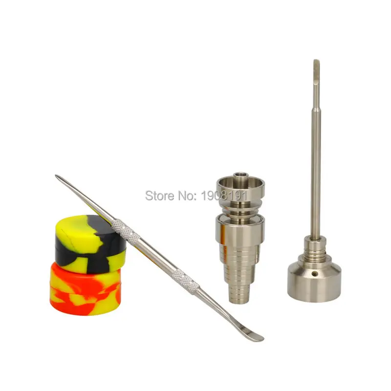 10/14/18 мм Мужская и женская Gr2 Титановая Крышка для гвоздей Carb Dabber dab rig силиконовая