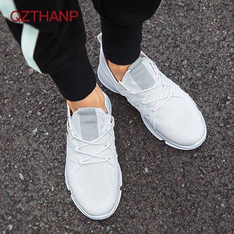 

Popular 2018 Fashion Casual Male Shoes Adult High Quality Outdoor Light Flats Breathable Mesh Shoes Zapatos Hombre Walking Trend