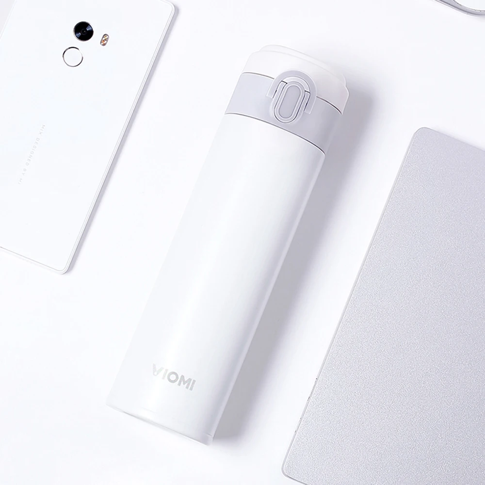 Термос Xiaomi Mijia VIOMI, чашка из нержавеющей стали, колба, бутылка для воды, чашка, 24 часа, термос, 300 мл, одна рука, Вкл/закрывает