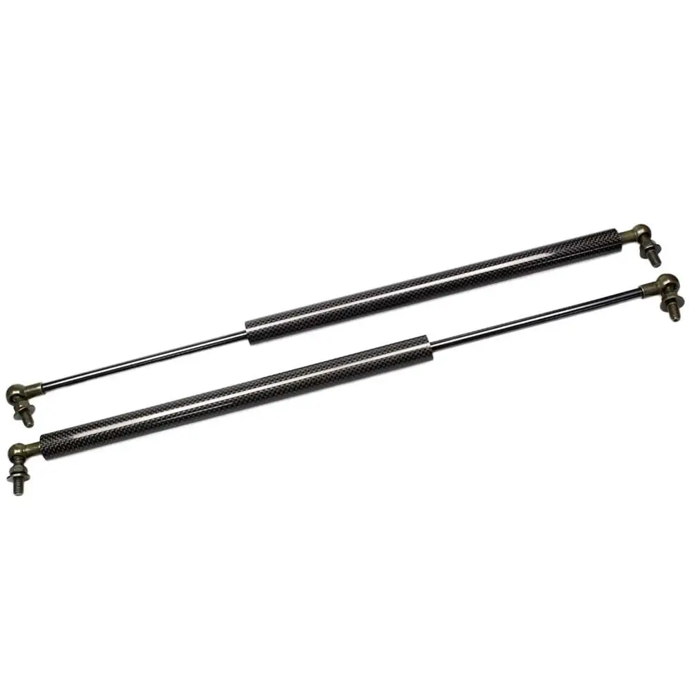 Black Carbon Fiber 1 пара автоматическая задняя дверь багажник загрузки газовые стойки пружинный подъемник поддержка для HONDA CIVIC III хэтчбек(AL, AJ, AG, AH) 1984-1987 740 мм - Цвет: Black Carbon Fiber