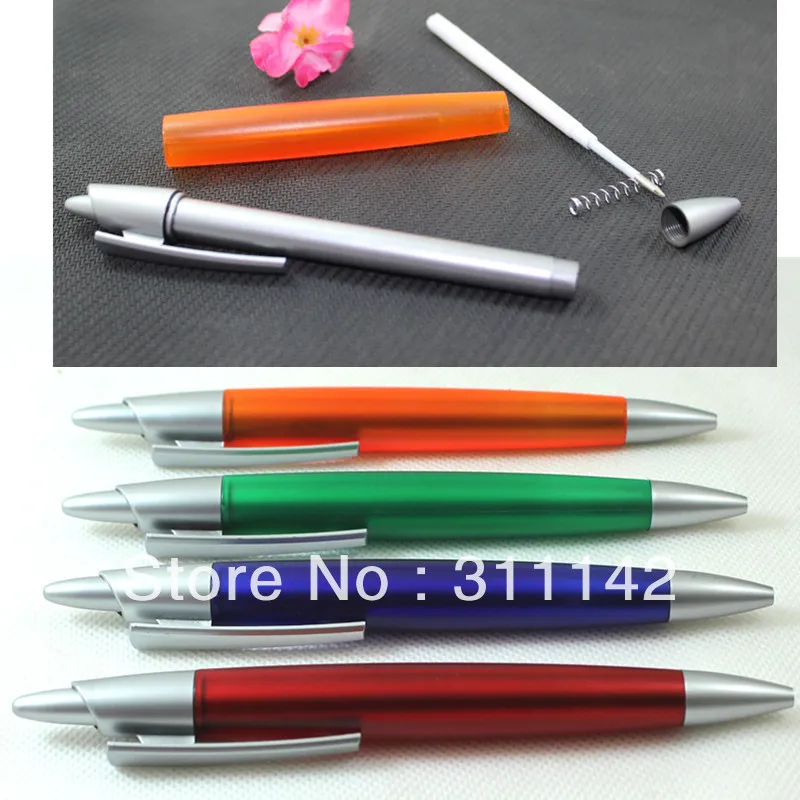 Пластиковая рекламная шариковая ручка пластиковая с индивидуальным логотипом |