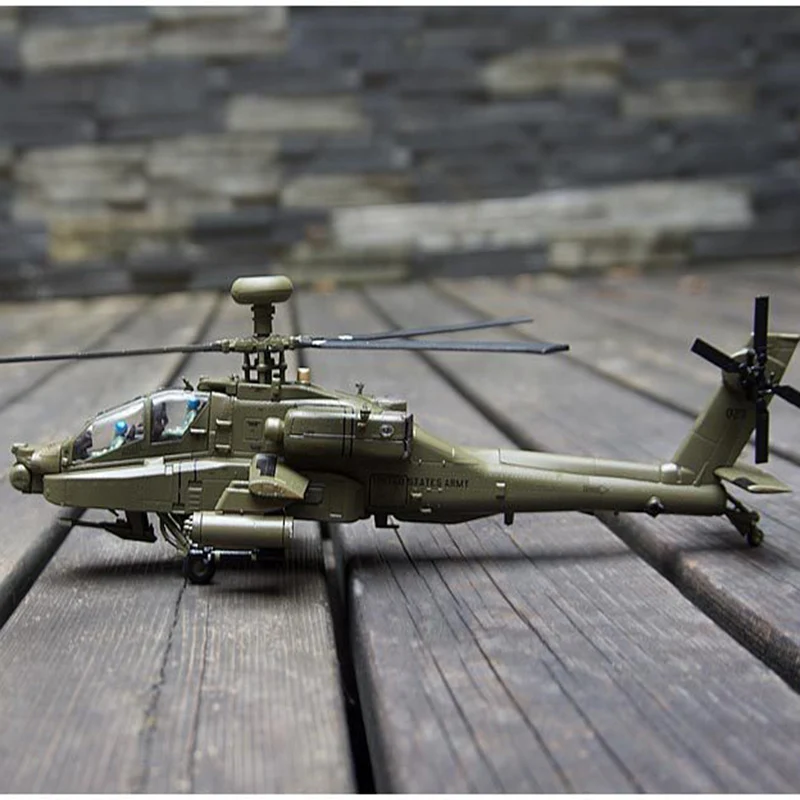 Prenoy военный сплав модель самолета истребитель AH 64D нами перевозчика Apache