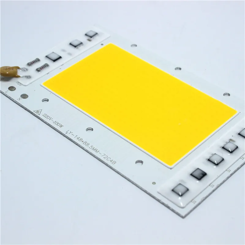 Светодио дный УДАРА лампы Чип 50 Вт 100 Вт 150 Вт AC 220 В смарт-ic DIY светодио дный прожектор День белый холодный белый теплый белый