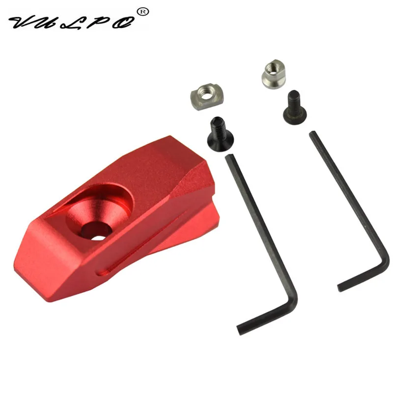 Red no QD Ring VULPO Sling Поворотный адаптер крепления для Keymod M-Lok Handguard Rail - Цвет: Red no QD Ring