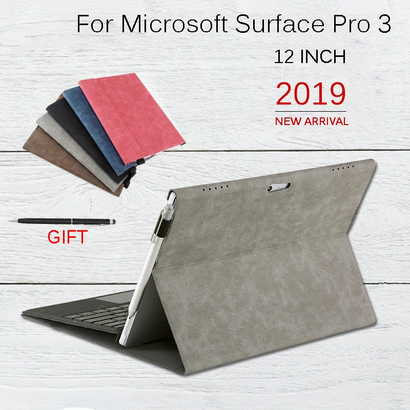 Чехол книжка для Microsoft Surface Pro 3 многоугольный чехол подставка Водонепроницаемый