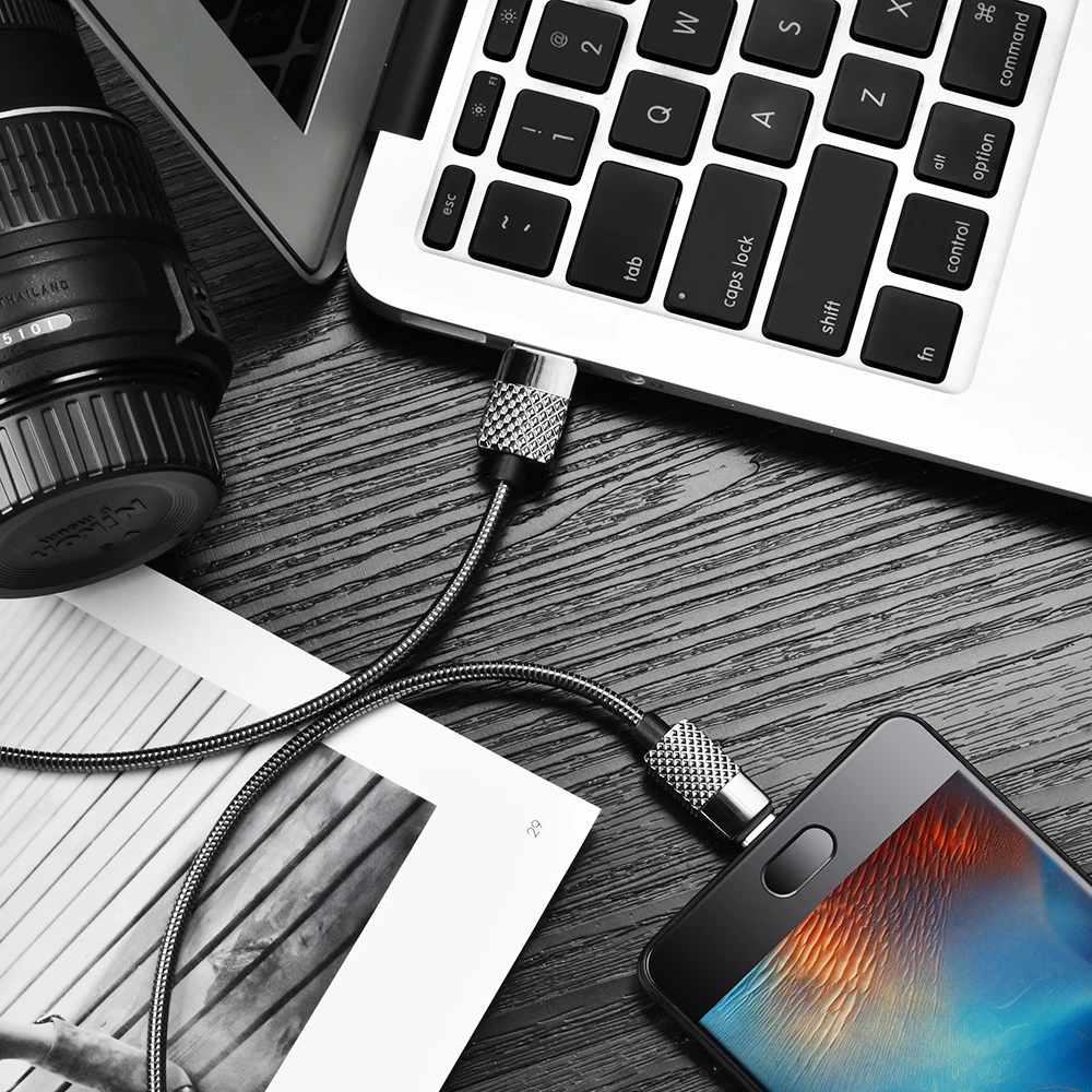 Металлический пружинный Micro USB кабель MANTIS usb-кабель для зарядки данных из сплава