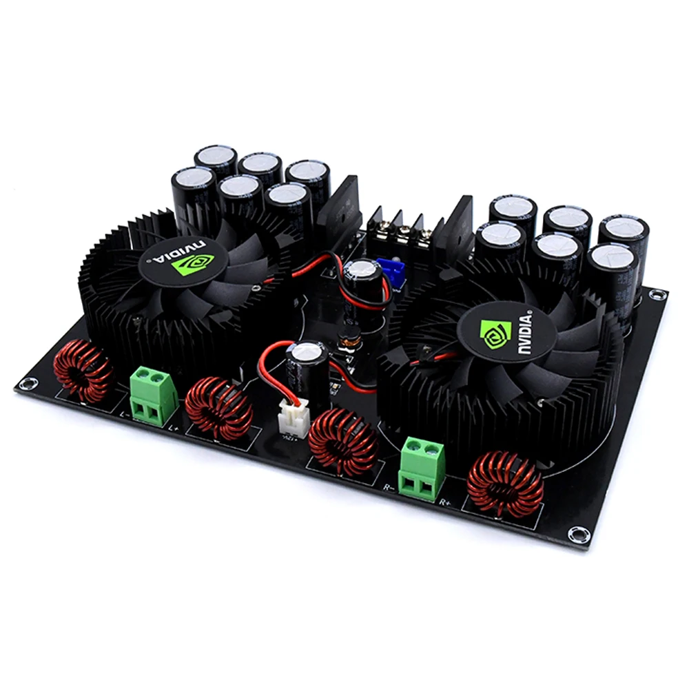 XH M258 цифровой модуль высокой мощности стерео TDA8954TH Dual Chip 2*420W Двухканальная Плата