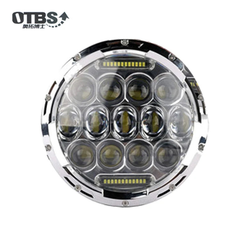 7 дюймов 60 Вт точка SAE E9 мотоцикл 883 налобный фонарь с углом глаз Led 883 фары 7 дюймов корпус ведро отделка кольцо