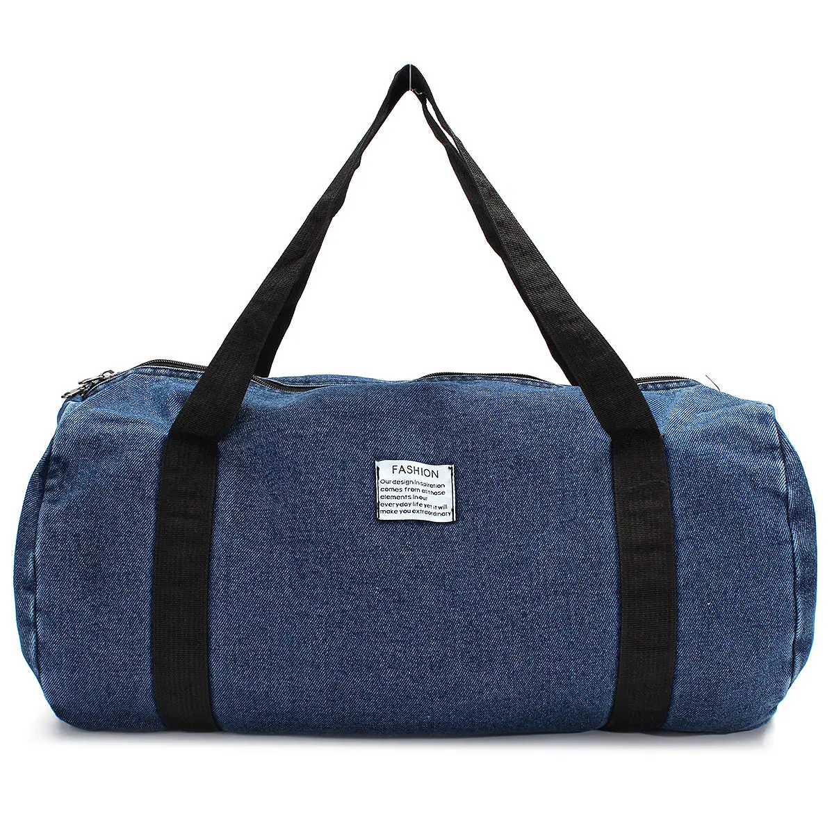 Dark blue Спортивная сумка для занятий спортом на открытом воздухе, спортивная сумка для путешествий, джинсовая ткань, спортивные сумки для женщин, для фитнеса, йоги, тренировок, женская спортивная сумка, сумка для багажа - Цвет: Dark blue