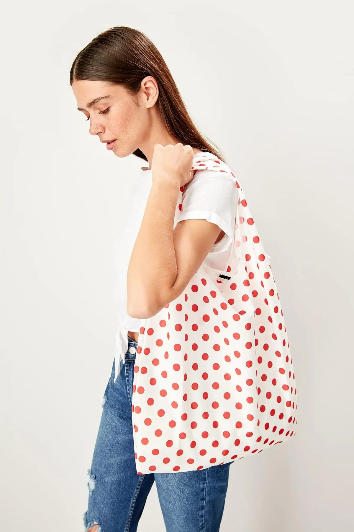Trendyol сумка через плечо в красный горошек TWOSS19QA0205| |
