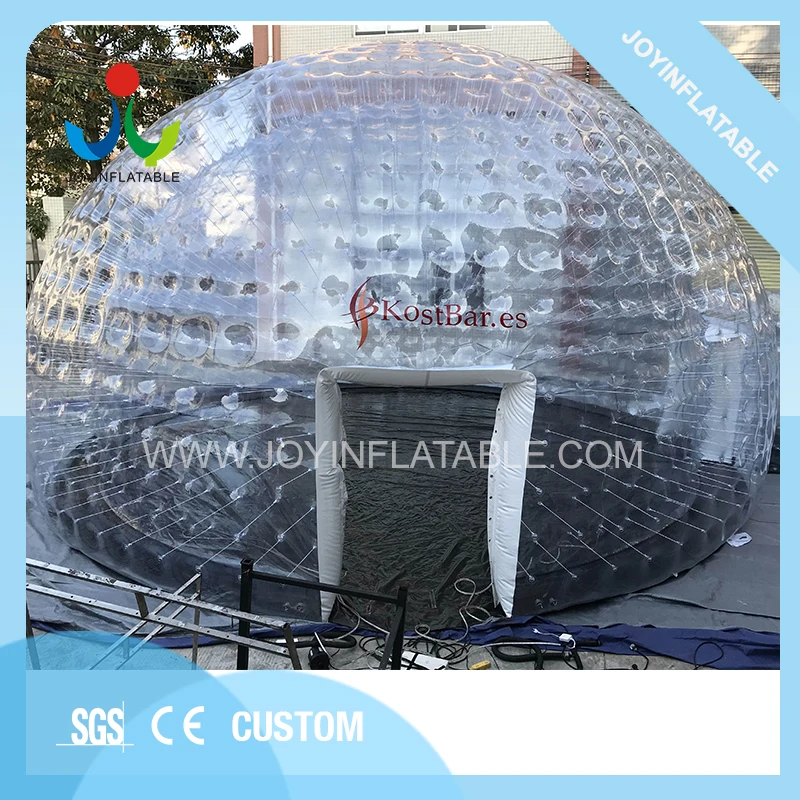 Диаметр 10 м Большая Надувная прозрачная палатка Igloo для вечерние НКИ мероприятия