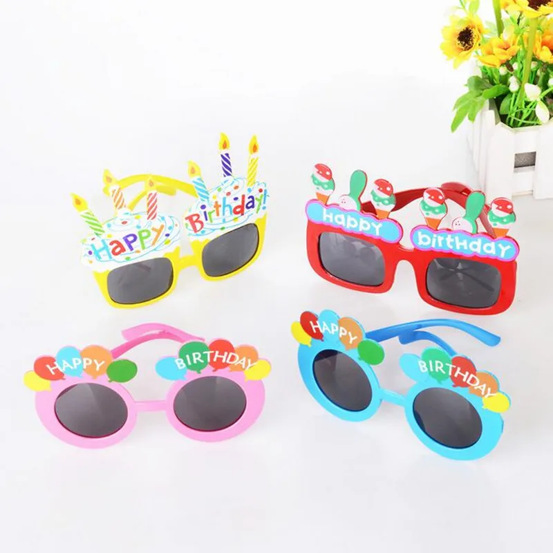 Kids Cute Cartoon Glasses Frame Happy Birthday Candle Eye Children Party Favors Gift Christmas Halloween|christmas christmas|christmas giftschristmas