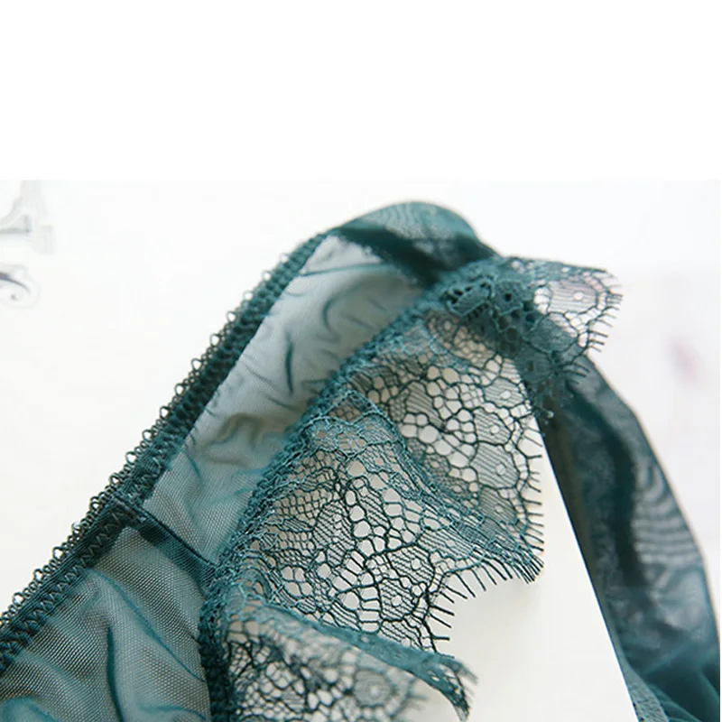 Европейский романтичный сексуальный Набор хлопковых бюстгальтеров с половинной