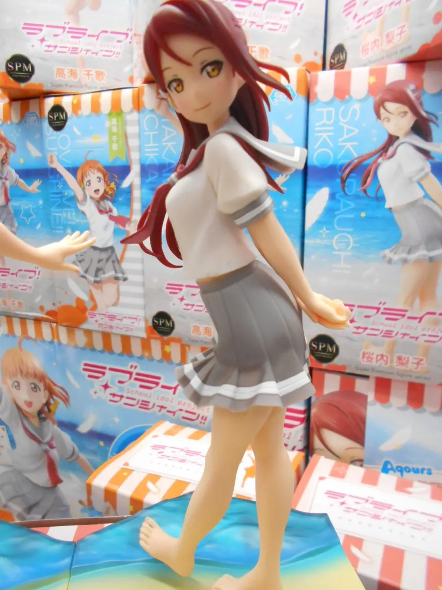 21,5 см sega японская оригинальная Аниме Фигурка sega SPM Love Live! Sunshine! Sakurauchi Riko фигурка Коллекционная модель игрушки fo