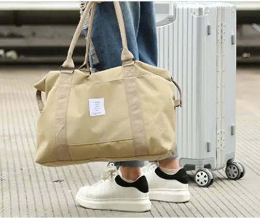 Folding Travel Bag Nylon Travel Bags Hand Luggage for Men & Women Fashion Travel Duffle Bags Tote Large Handbags Duffel