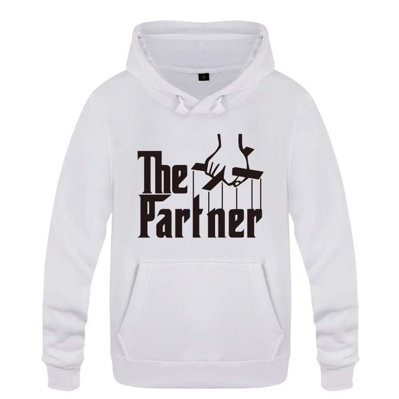 

Мужская Флисовая Толстовка с капюшоном The Partner, креативная Новинка 2018