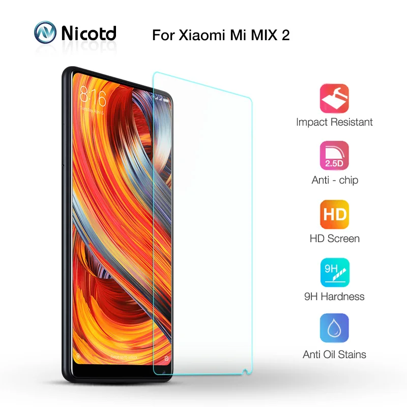 Закаленное стекло с защитой от отпечатков пальцев для Xiaomi Mi 8 Lite MAX MIX 2 6 защитная