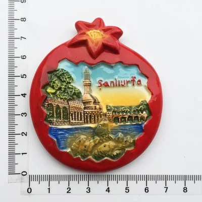 Керамика Турция Стамбул Алании Кемер Sanliurfa магниты на холодильник путешествия Сувениры украшение дома - Цвет: Зеленый