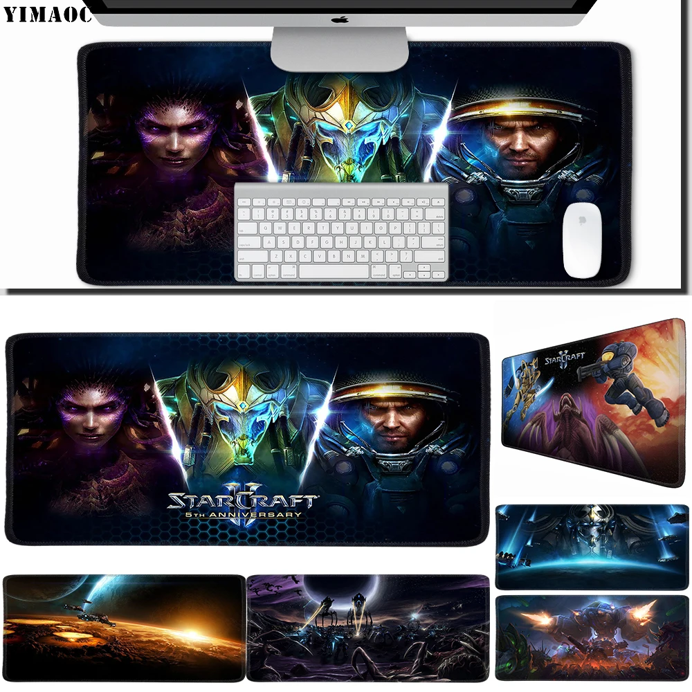 YIMAOC 30*70 см большой коврик для мыши геймер резиновый компьютерной игровой стол с