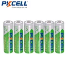 6 x PKCELL AA никель-металл-гидридного Recarregavel акумуляторная батарея прочный низкий саморазряд 1,2 V 2200 мАч, 2A металл-гидридных или никель Перезаряжаемые Батарея батареи Bateria