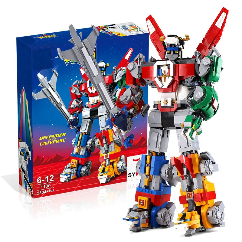 Идеи серии Voltron Defender of The Universe Модель Строительный Блок Совместимые части игрушек