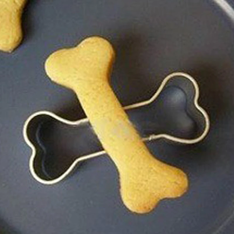 Bone Style изысканный металлический желе в форме кости для собак конфеты помадка