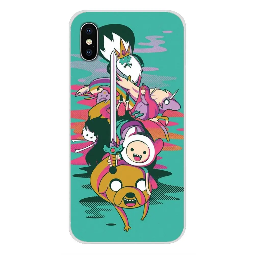 Для Samsung Galaxy S3 S4 S5 Mini S6 S7 Edge S8 S9 S10 Lite Plus Note 4 5 8 9 Adventure Time аксессуары чехлы для