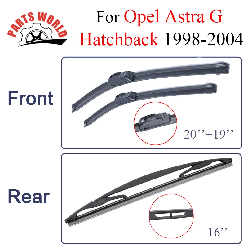 Щетки стеклоочистителя для Opel Astra G Hatchback резиновые щетки окон 1998 2004