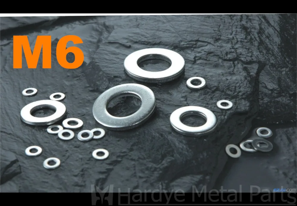 

500pcs/lot DIN125 M6 Stainless steel flat washer
