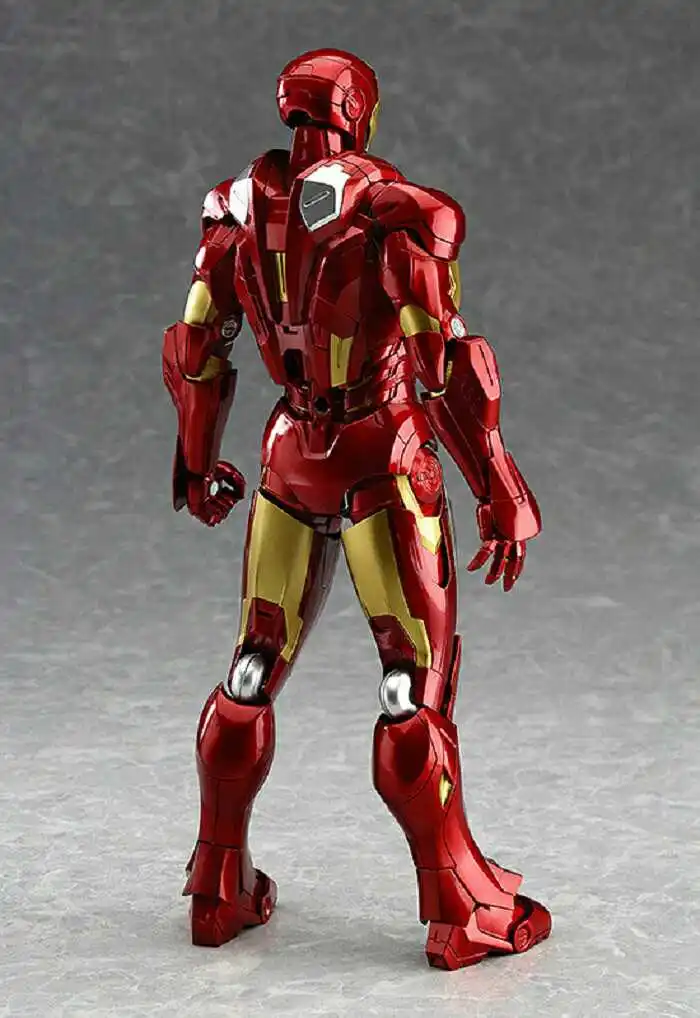 Мстители Figma 217 ex-018 Железный человек Mark 7 MK42 ПВХ фигурку Коллекция Модель игрушка