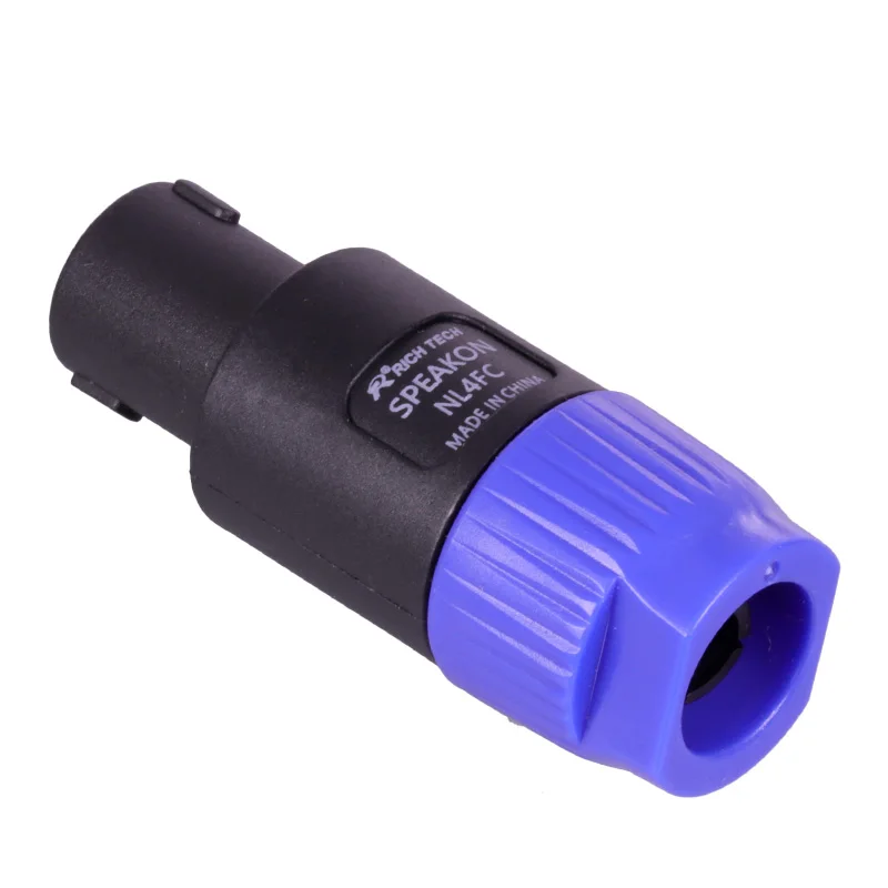 100 шт. оригинальный богатые технология 4Pin Профессиональный Динамик Мощность con