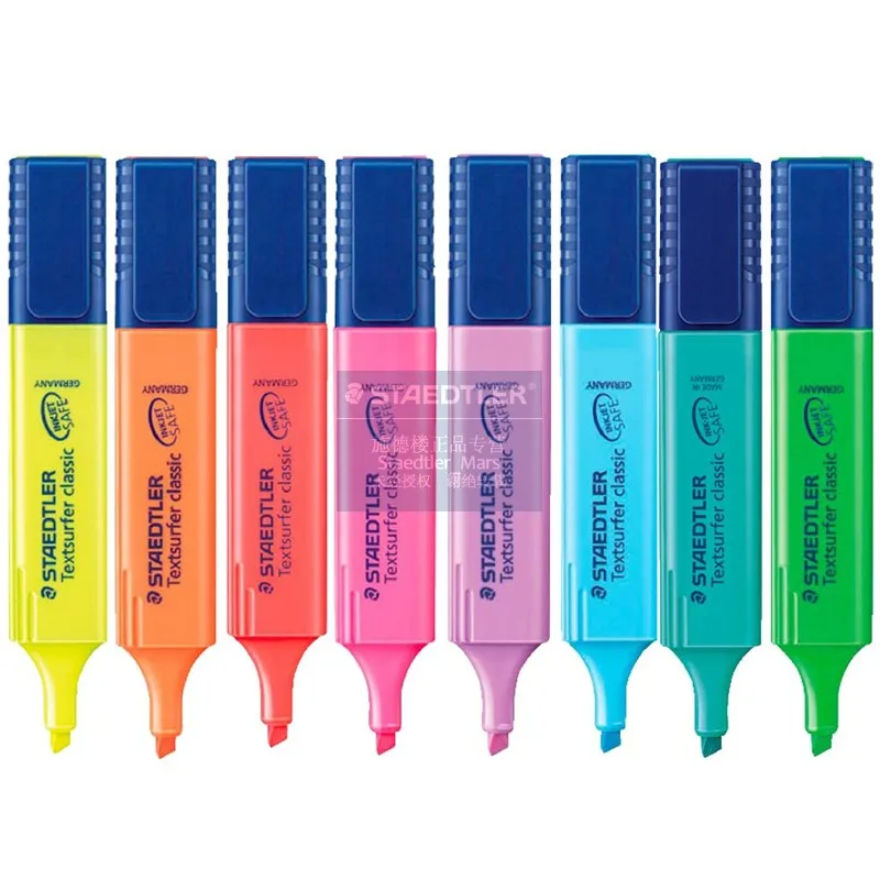 STAEDTLER Staedtler Textsurfer классический хайлайтер 364 WP4 WP8 неоновая ручка абсорбированная