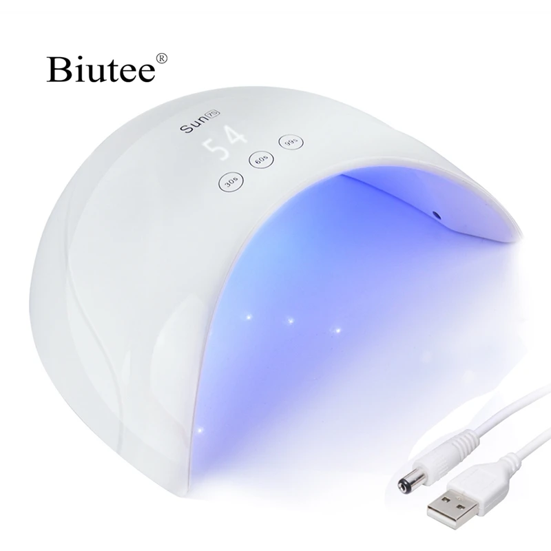 48W Style 4 Biutee 36 Вт Сушилка для ногтей Светодиодная УФ-лампа для ногтей Гель-лак отверждаемая лампа с нижней 30 s/60 s таймер лампа для ЖК-дисплея для сушки ногтей - Цвет: 48W Style 4