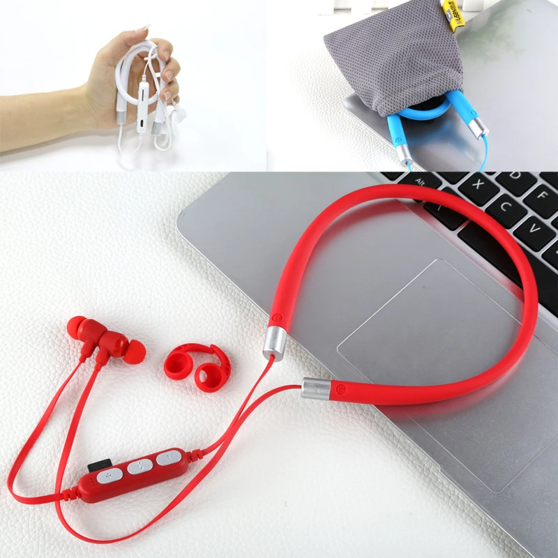 Fviyi MS-T10 беспроводные Bluetooth наушники с шейным ободом спортивные для бега гарнитуры