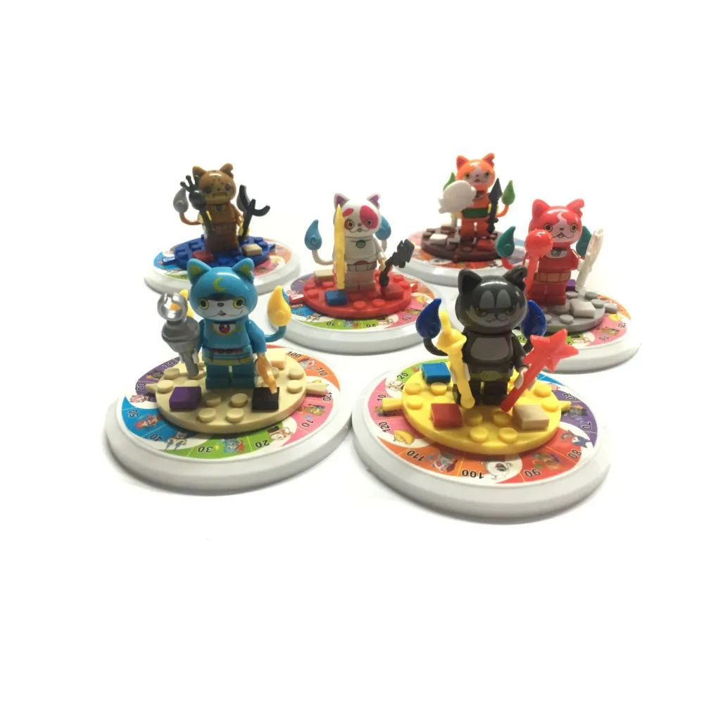 6 шт./компл. 4 5 см yokai Екай вотч 2 игрушки Фигурки|Игровые фигурки и трансформеры| |