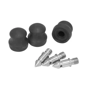 3 шт., аксессуары для фотосъемки 38 дюймов, Противоскользящий резиновый штатив с шипами для Gitzo Benro, штатив-монопод с крышкой