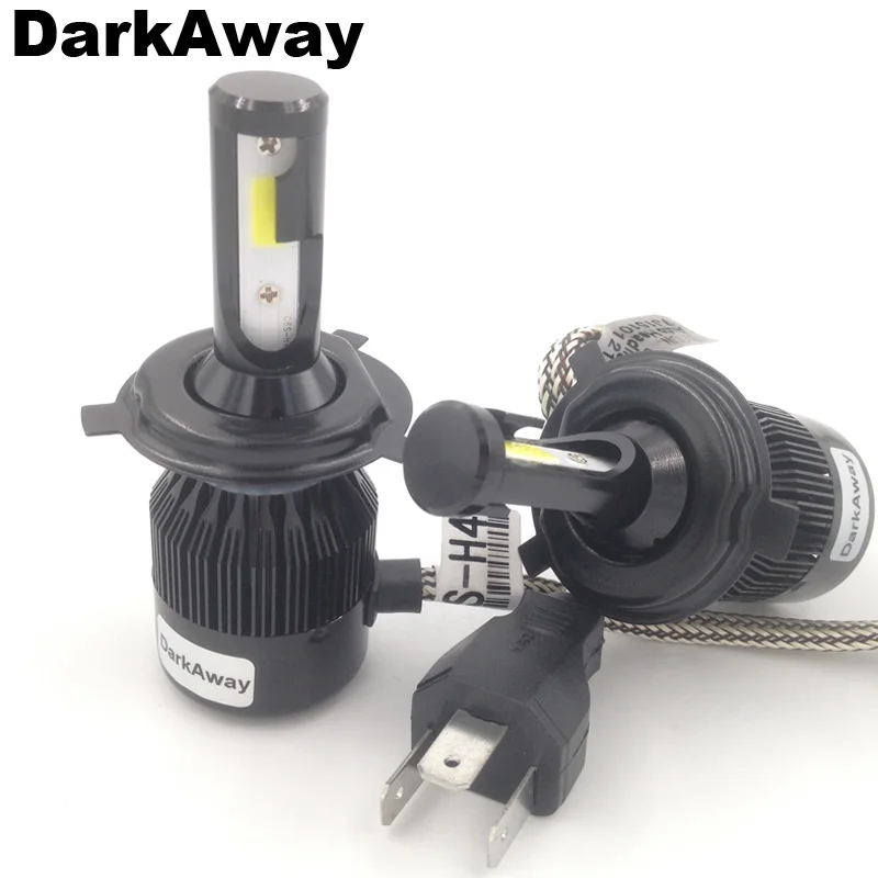 Светодиодный фонарь darkway H4 60 Вт 9003 лм Автомобильный светодиодный светильник