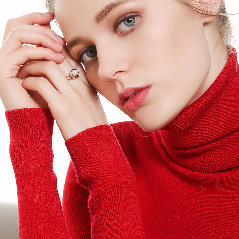 New autumn and winter 2018 women's wear quality cashmere knitted sweater with warm women soft comfortable | Женская одежда